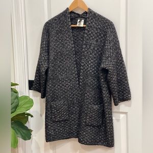 BCBG Maxazria Womens Open Front Knit Cardigan